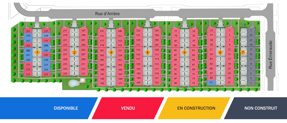 Pür Urbain Candiac - Disponibilités